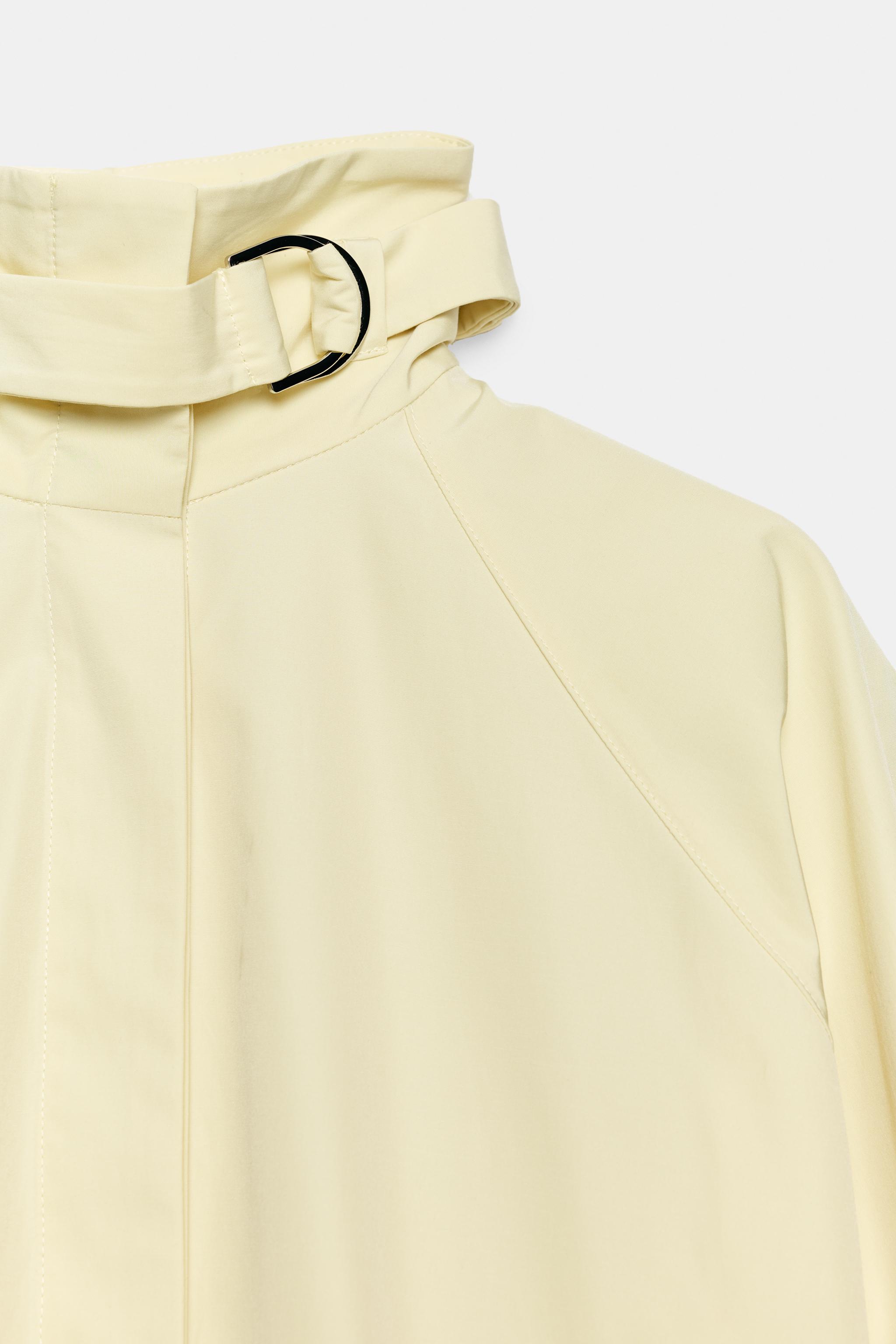 BUCKLED POPLIN SHIRT